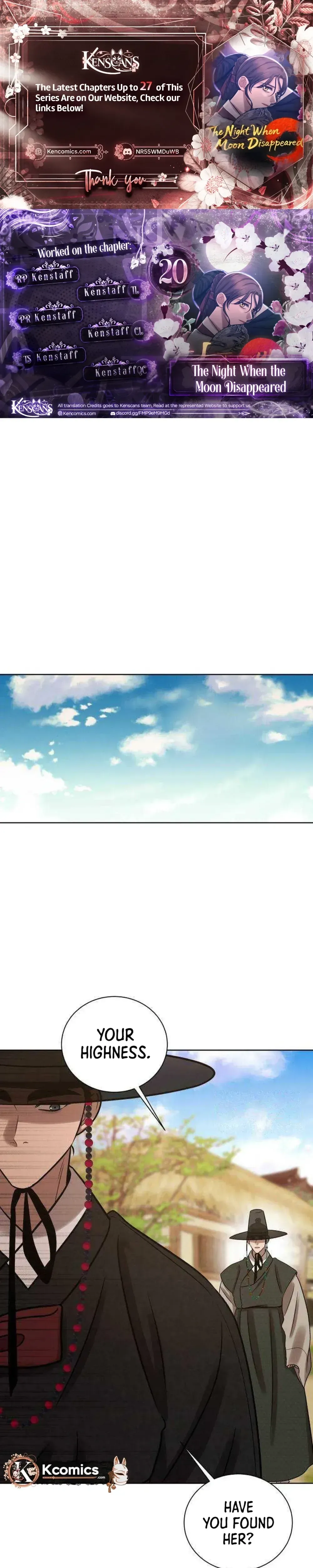 The Night When the Moon Disappeared Chapter 20 page 1 - 