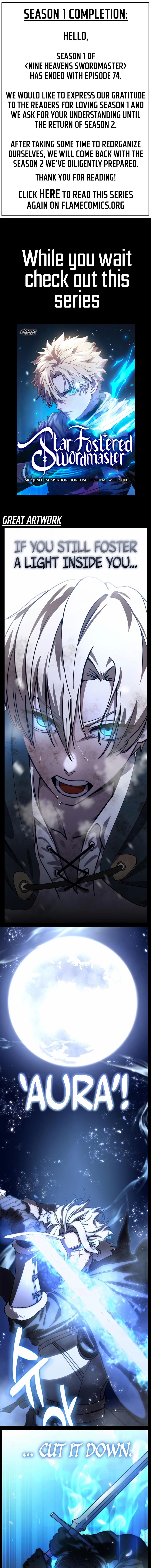 The Nine Heavens Swordmaster Chapter 74.5 page 1 - 