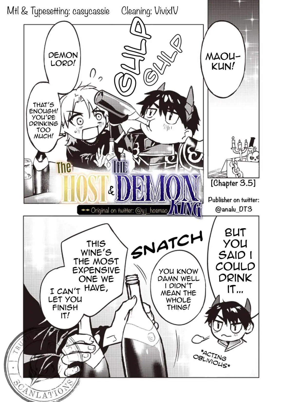 The No.1 Host in Kabukicho VS The No.1 Demon King of the Underworld: The Most Beautiful  Battle in History is Born!!! Chapter 3.5 page 1 - 