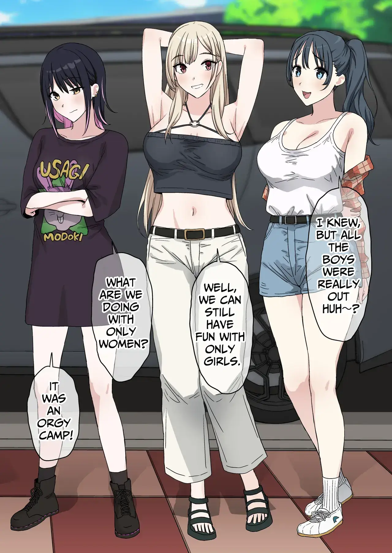 The Only Guy at the Club Getaway Chapter 1 page 12 - 