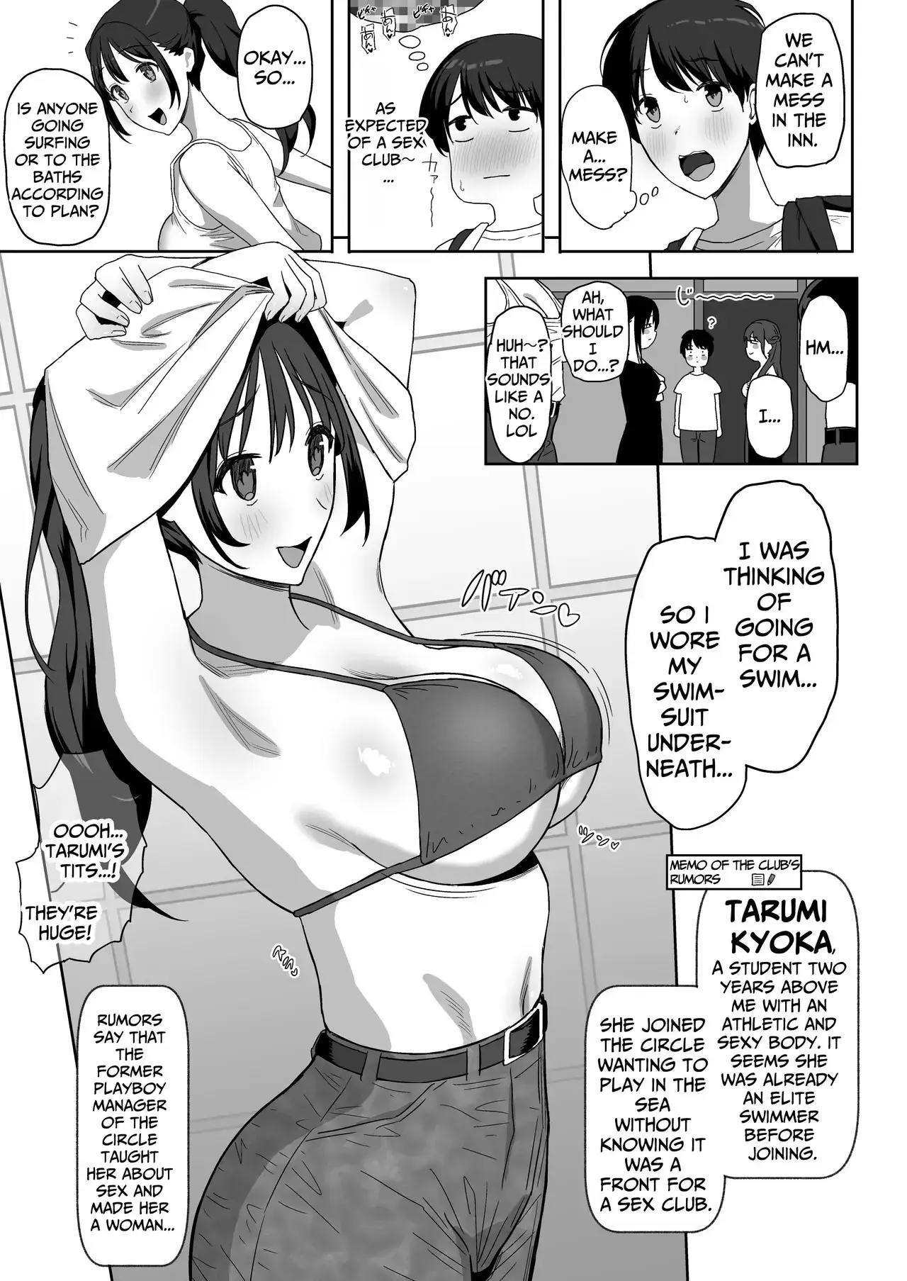 The Only Guy at the Club Getaway Chapter 1 page 27 - 