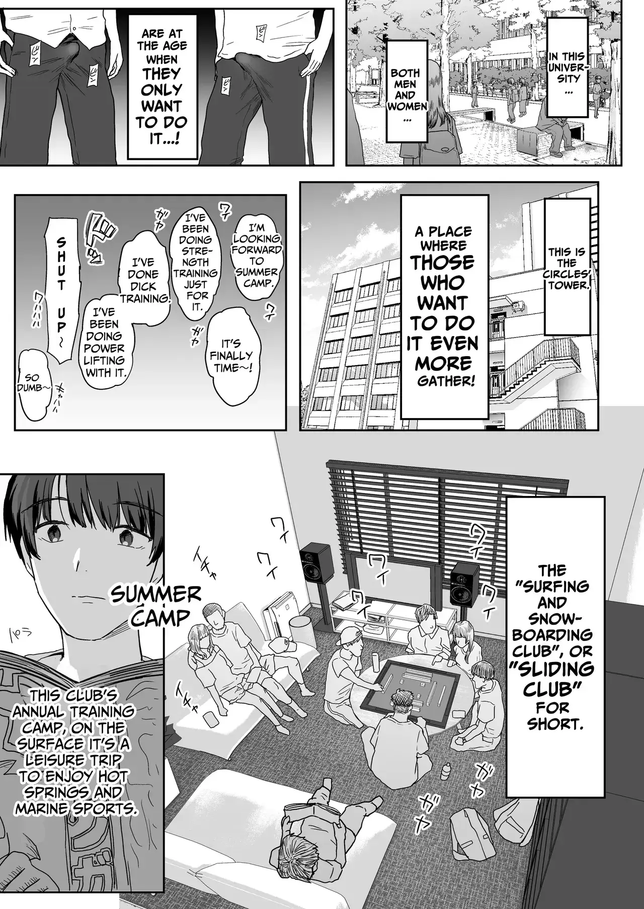 The Only Guy at the Club Getaway Chapter 1 page 7 - 