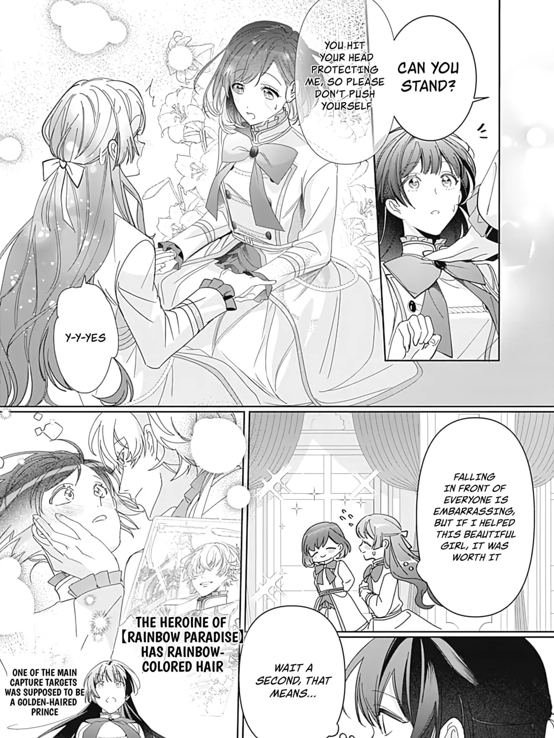 The Ordinary Noble Lady who was Reincarnated into an Unplayed Otome Game Stitches with Sacred Embroidery Thread Chapter 1 page 27 - 