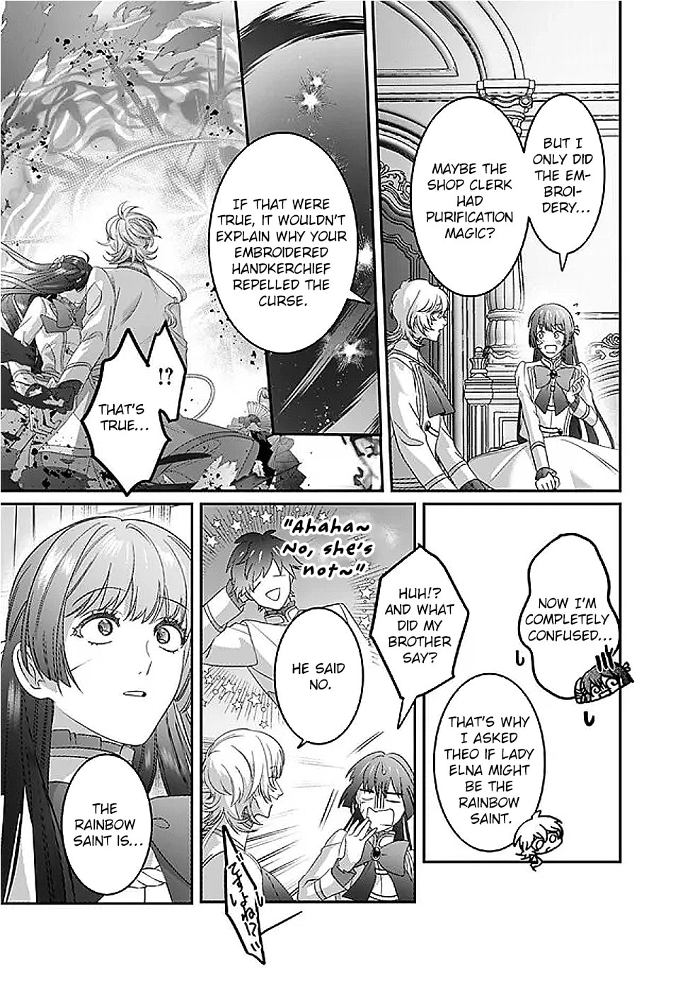 The Ordinary Noble Lady who was Reincarnated into an Unplayed Otome Game Stitches with Sacred Embroidery Thread Chapter 11 page 21 - 