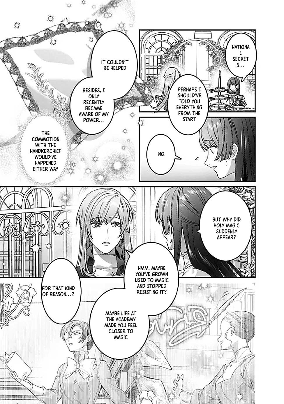 The Ordinary Noble Lady who was Reincarnated into an Unplayed Otome Game Stitches with Sacred Embroidery Thread Chapter 13 page 13 - 