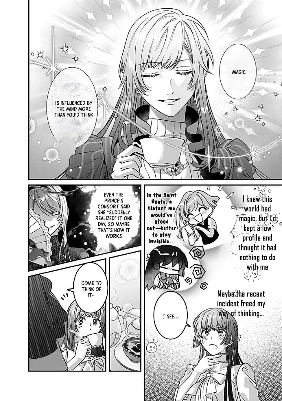 The Ordinary Noble Lady who was Reincarnated into an Unplayed Otome Game Stitches with Sacred Embroidery Thread Chapter 13 page 14 - 