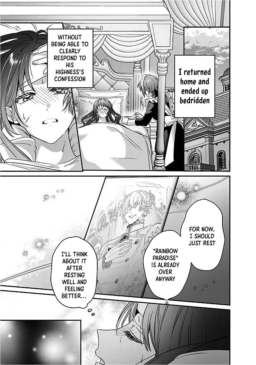 The Ordinary Noble Lady who was Reincarnated into an Unplayed Otome Game Stitches with Sacred Embroidery Thread Chapter 13 page 3 - 