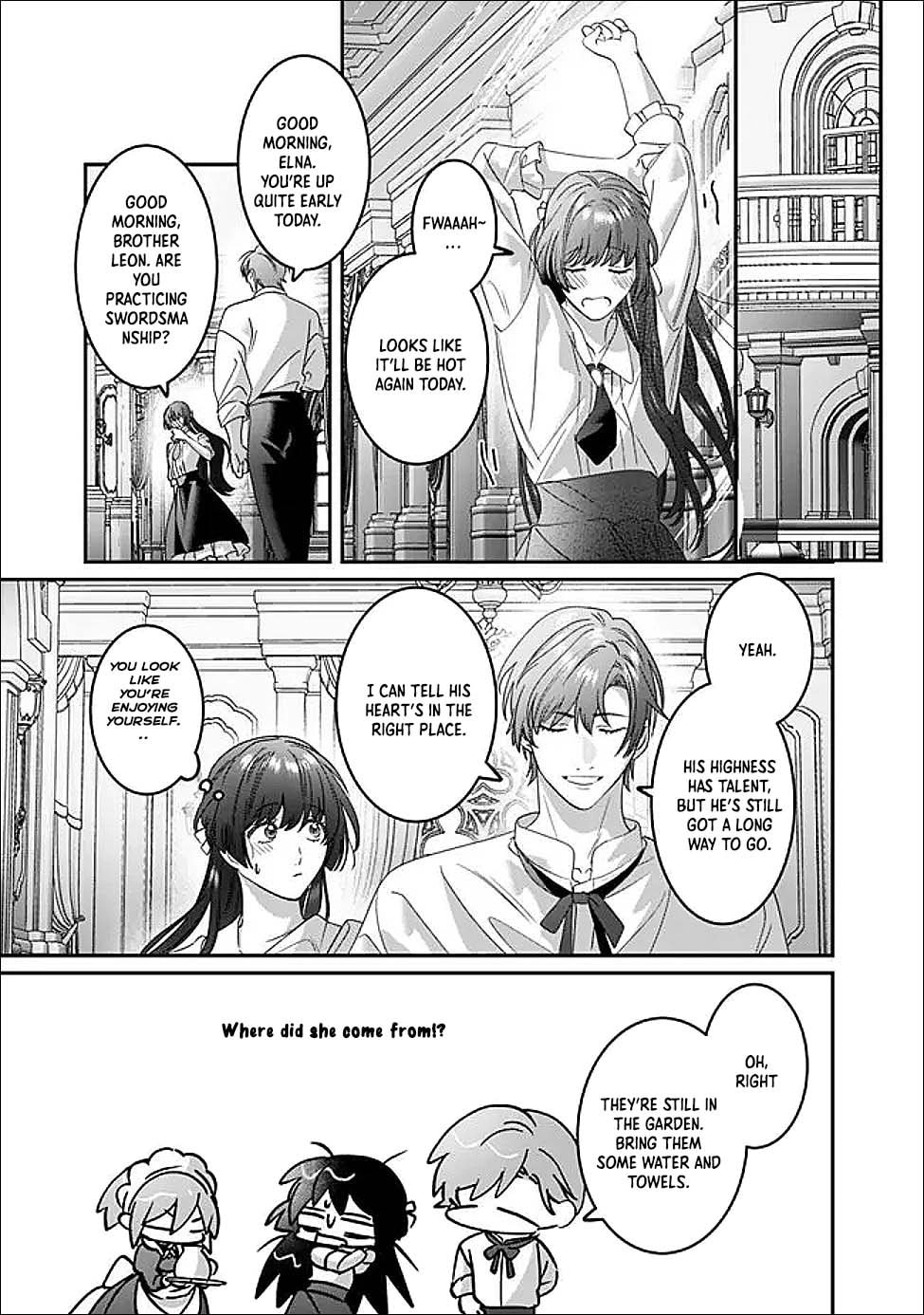 The Ordinary Noble Lady who was Reincarnated into an Unplayed Otome Game Stitches with Sacred Embroidery Thread Chapter 14 page 5 - 