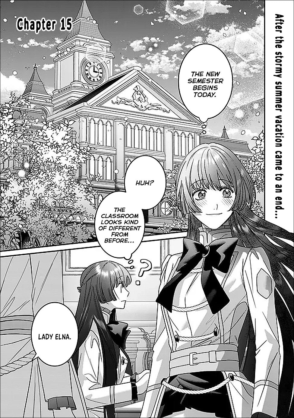 The Ordinary Noble Lady who was Reincarnated into an Unplayed Otome Game Stitches with Sacred Embroidery Thread Chapter 15 page 1 - 