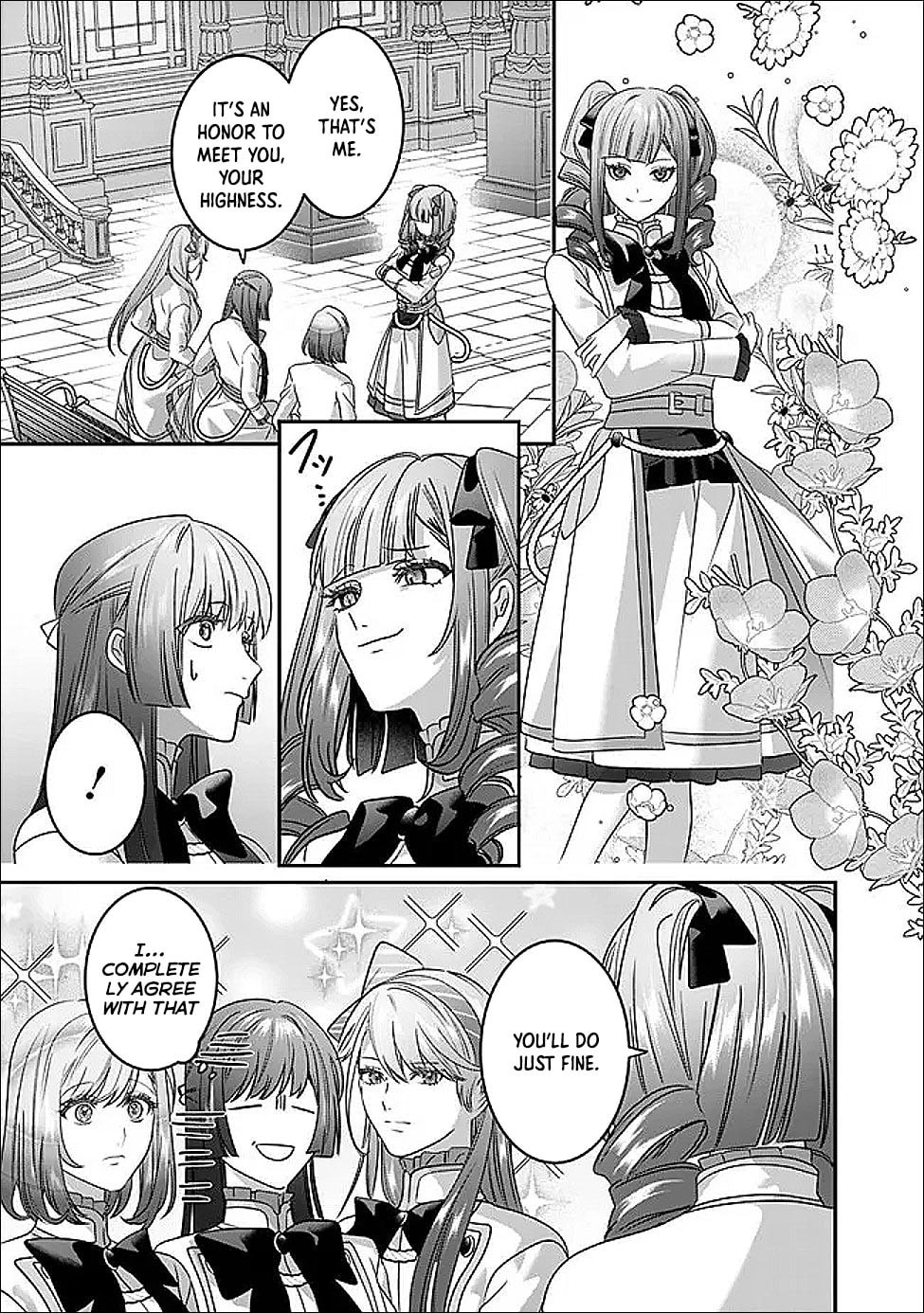 The Ordinary Noble Lady who was Reincarnated into an Unplayed Otome Game Stitches with Sacred Embroidery Thread Chapter 15 page 23 - 