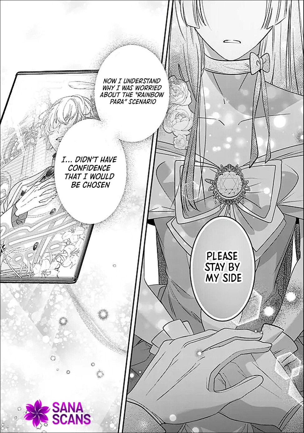 The Ordinary Noble Lady who was Reincarnated into an Unplayed Otome Game Stitches with Sacred Embroidery Thread Chapter 17 page 27 - 