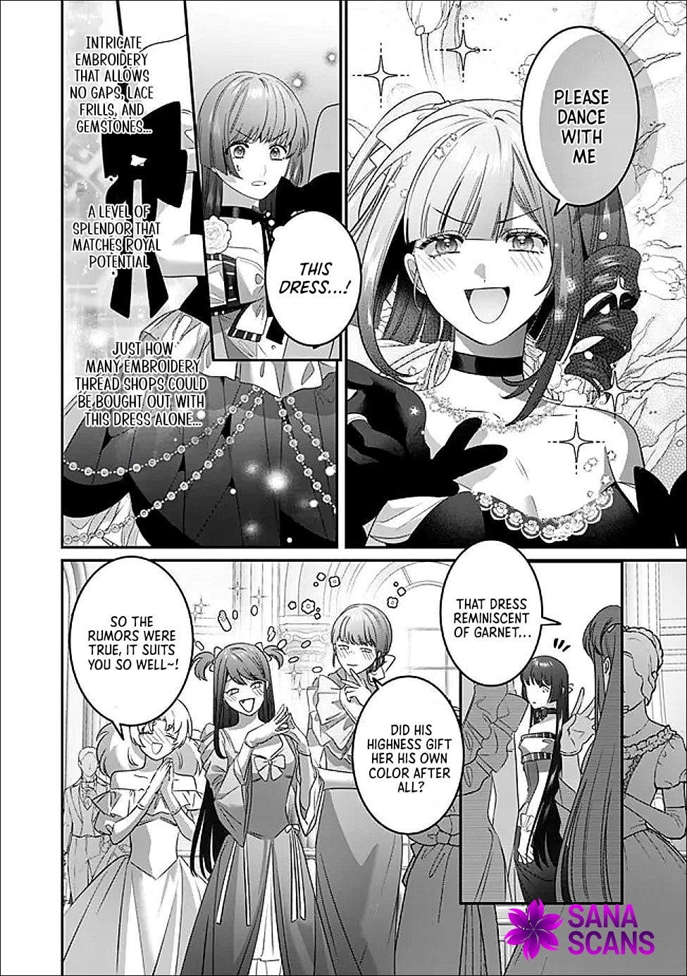 The Ordinary Noble Lady who was Reincarnated into an Unplayed Otome Game Stitches with Sacred Embroidery Thread Chapter 17 page 6 - 