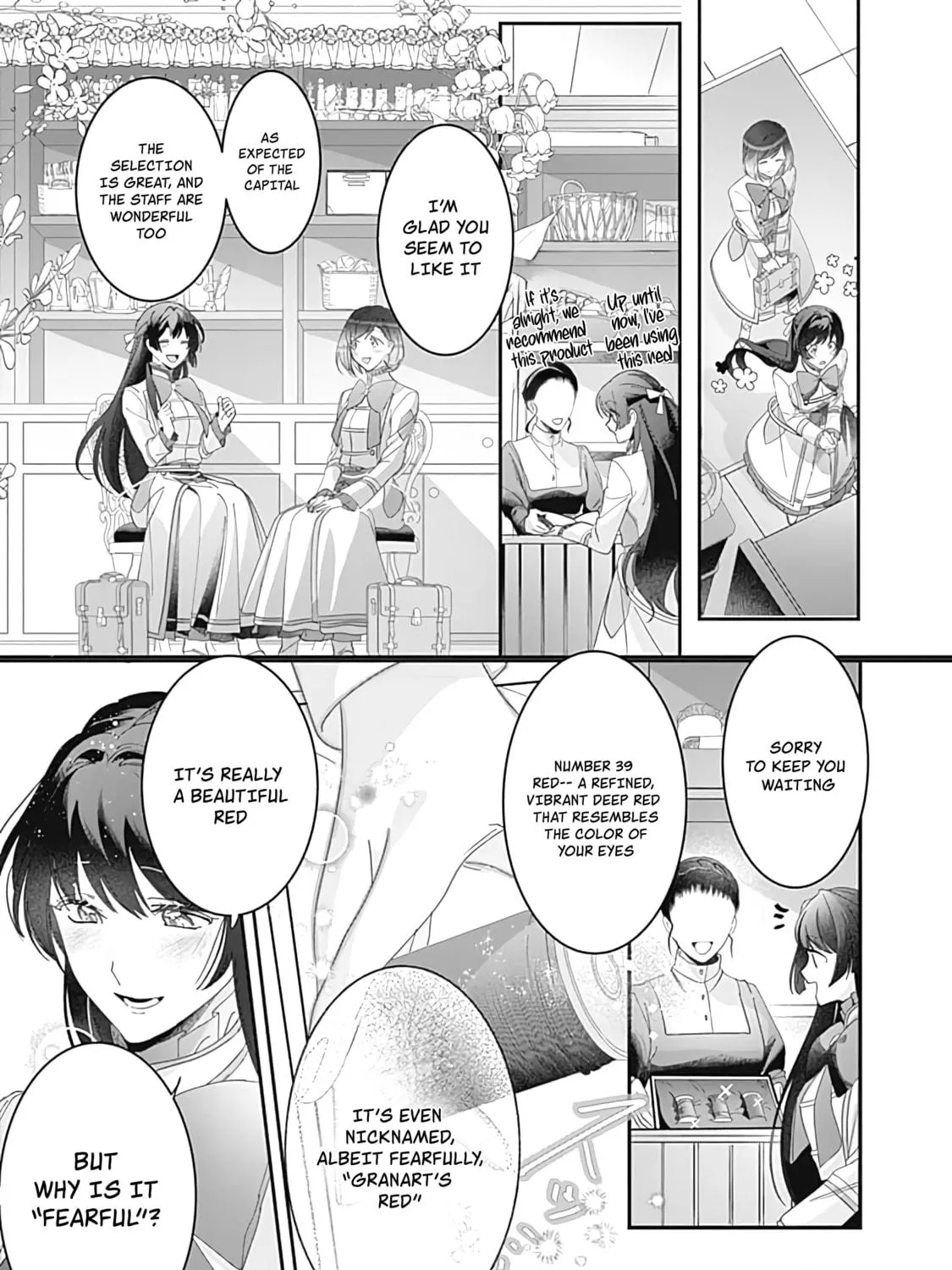The Ordinary Noble Lady who was Reincarnated into an Unplayed Otome Game Stitches with Sacred Embroidery Thread Chapter 2 page 39 - 