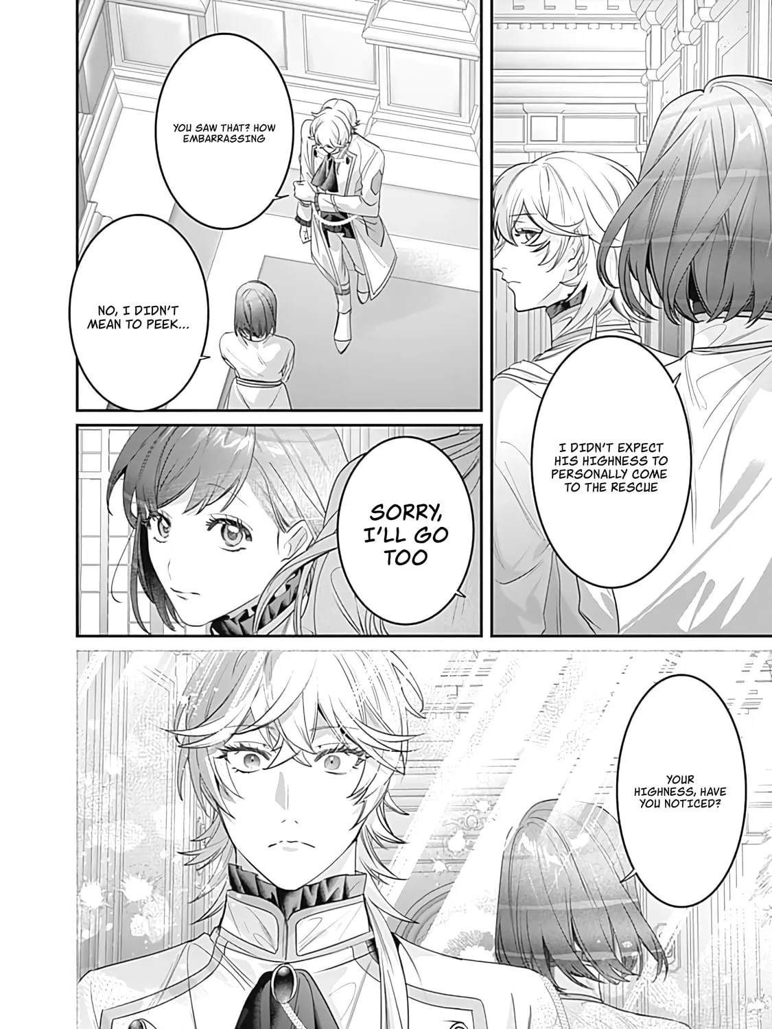 The Ordinary Noble Lady who was Reincarnated into an Unplayed Otome Game Stitches with Sacred Embroidery Thread Chapter 5 page 55 - 