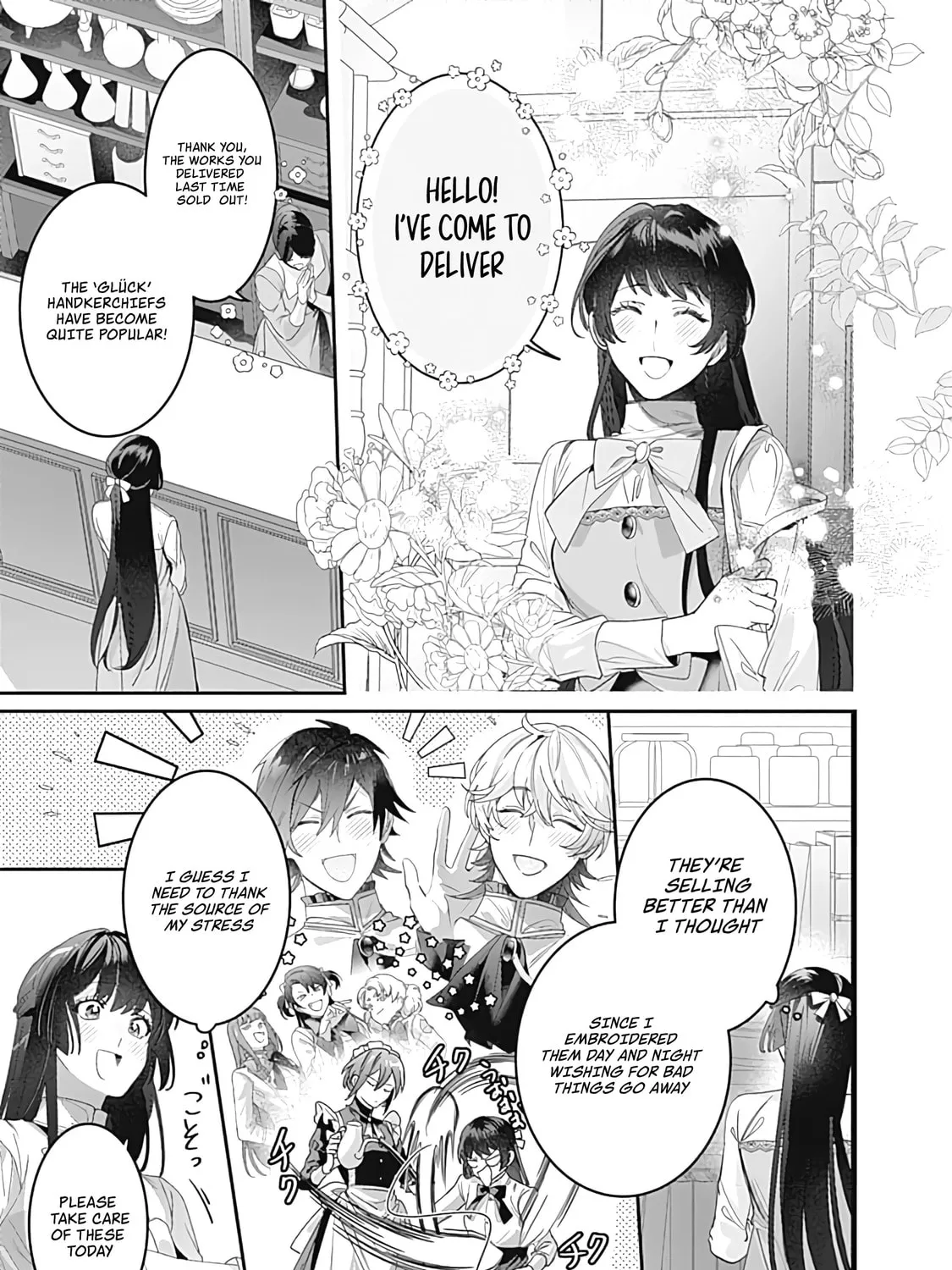 The Ordinary Noble Lady who was Reincarnated into an Unplayed Otome Game Stitches with Sacred Embroidery Thread Chapter 6 page 13 - 