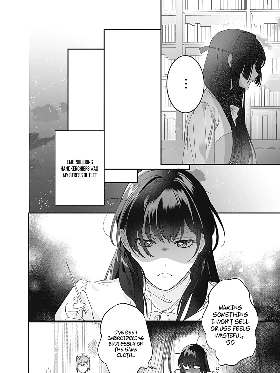 The Ordinary Noble Lady who was Reincarnated into an Unplayed Otome Game Stitches with Sacred Embroidery Thread Chapter 6 page 39 - 