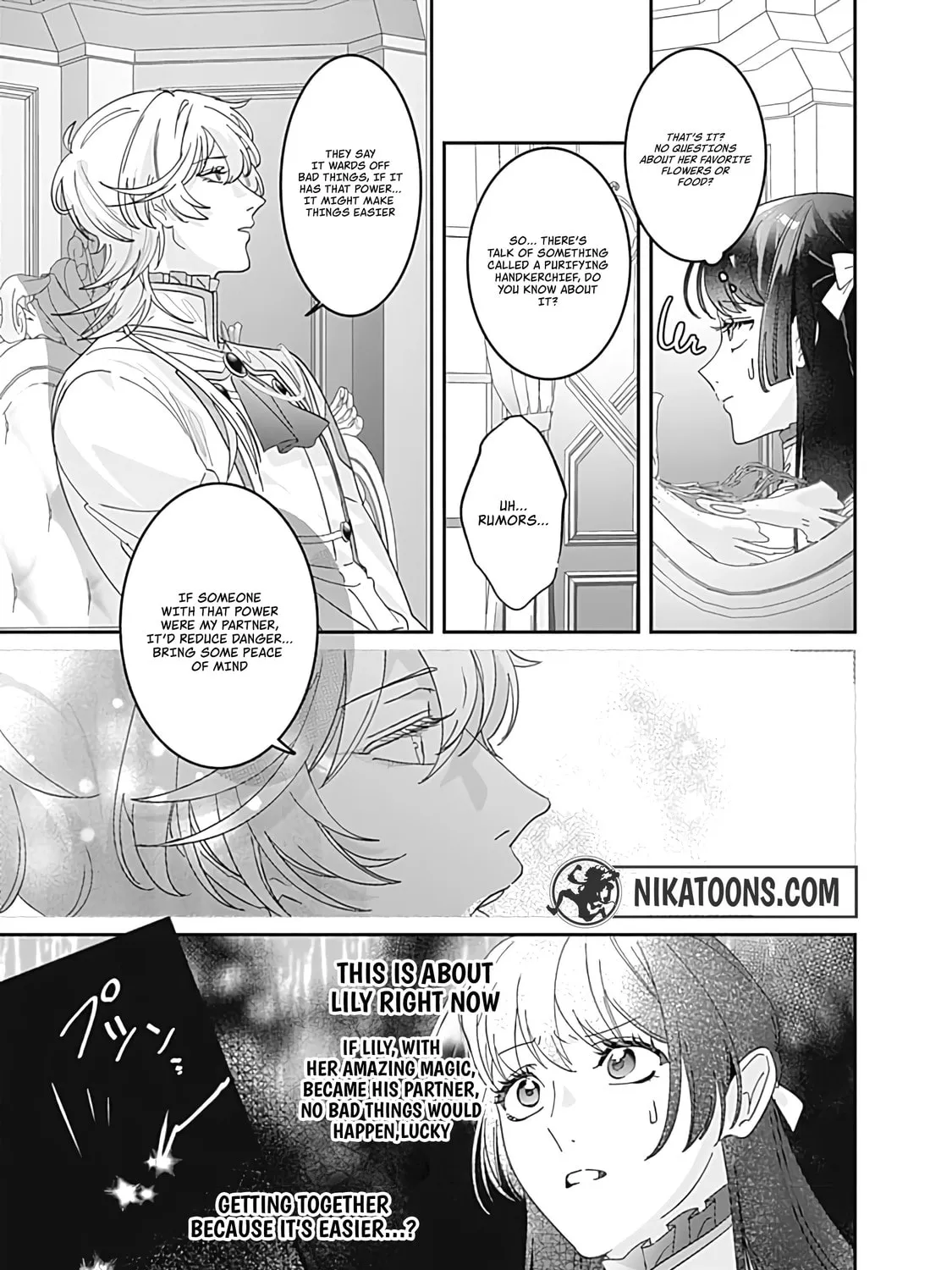 The Ordinary Noble Lady who was Reincarnated into an Unplayed Otome Game Stitches with Sacred Embroidery Thread Chapter 6 page 49 - 