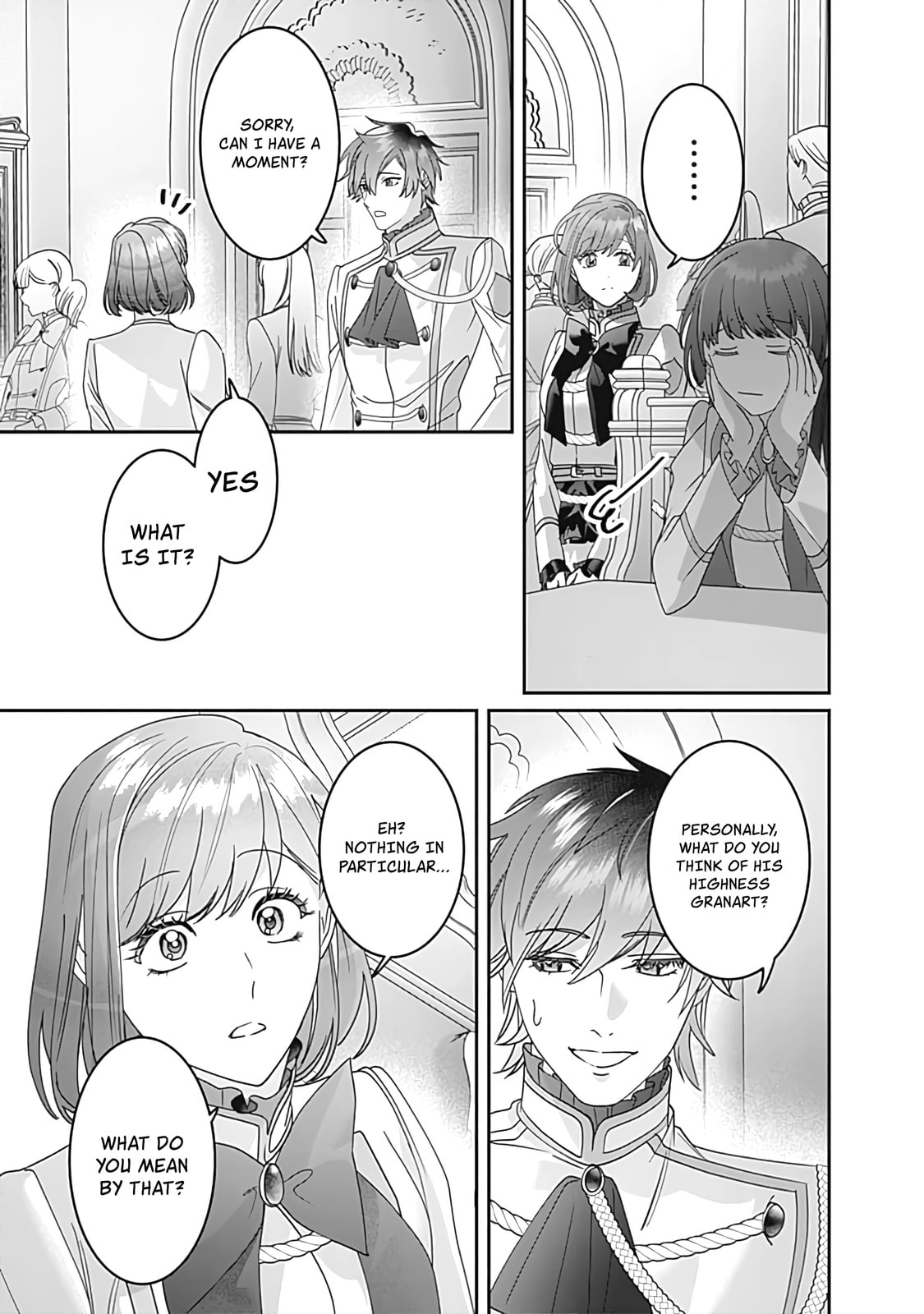 The Ordinary Noble Lady who was Reincarnated into an Unplayed Otome Game Stitches with Sacred Embroidery Thread Chapter 8 page 5 - 