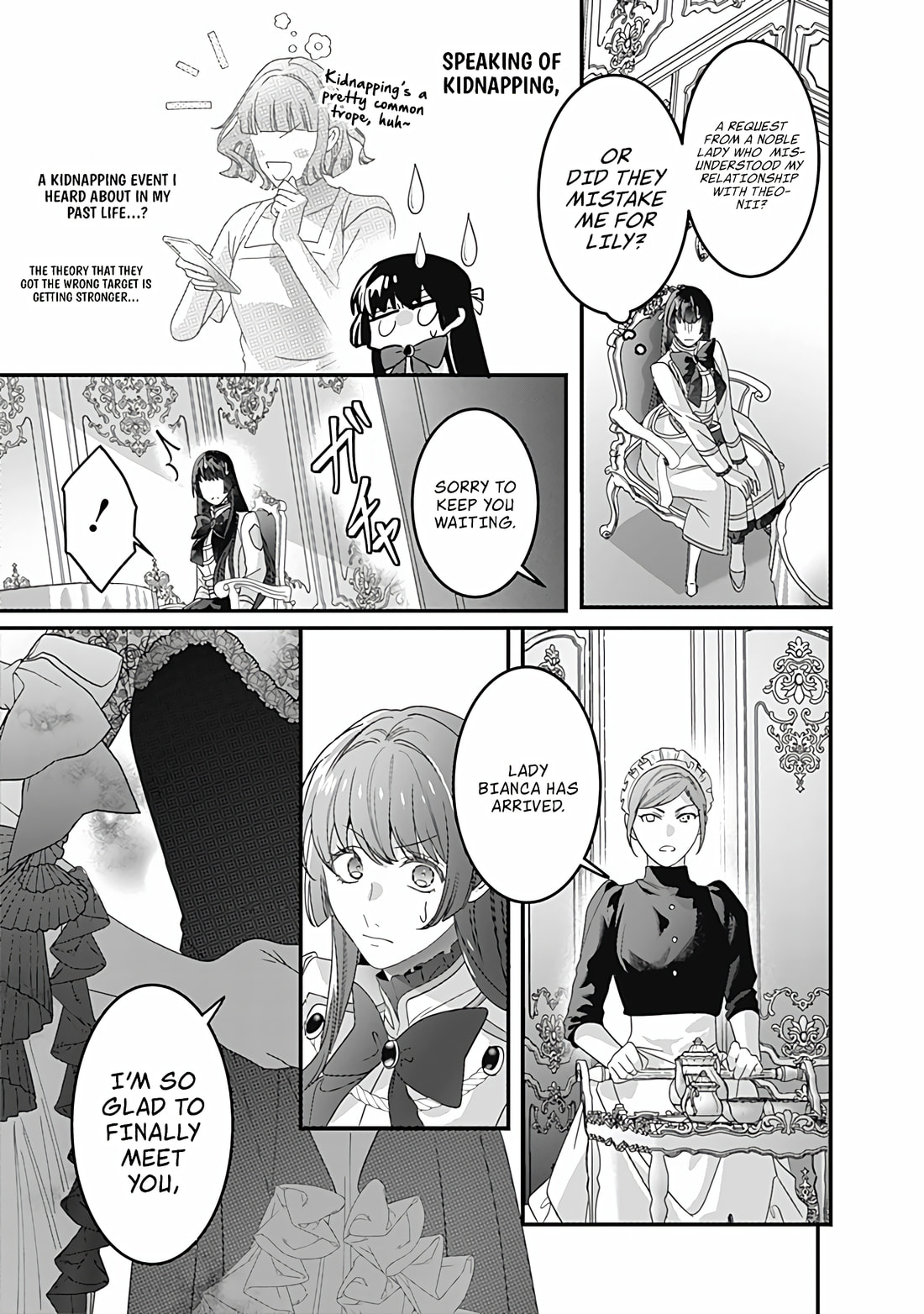 The Ordinary Noble Lady who was Reincarnated into an Unplayed Otome Game Stitches with Sacred Embroidery Thread Chapter 9 page 6 - 