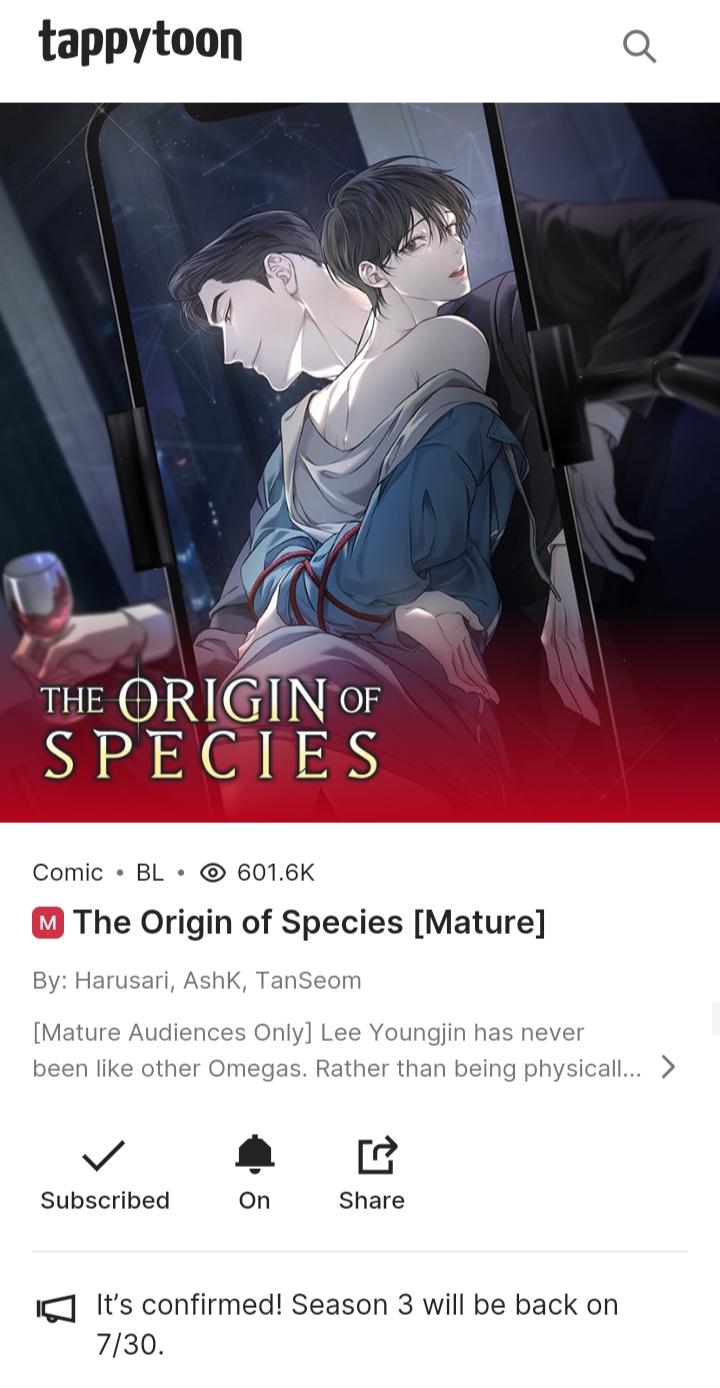 The Origin of Species  [ OFFICIAL Translation ] Chapter 63.2 page 2 - 