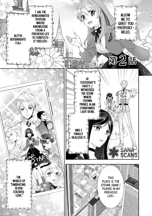 The Otome Game Has Ended Chapter 2 page 1 - 