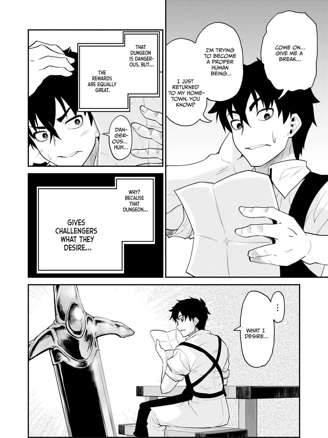 The Outcast Swordsman, Drawn to Power, Masters the Hidden Dungeon Chapter 1 page 33 - 