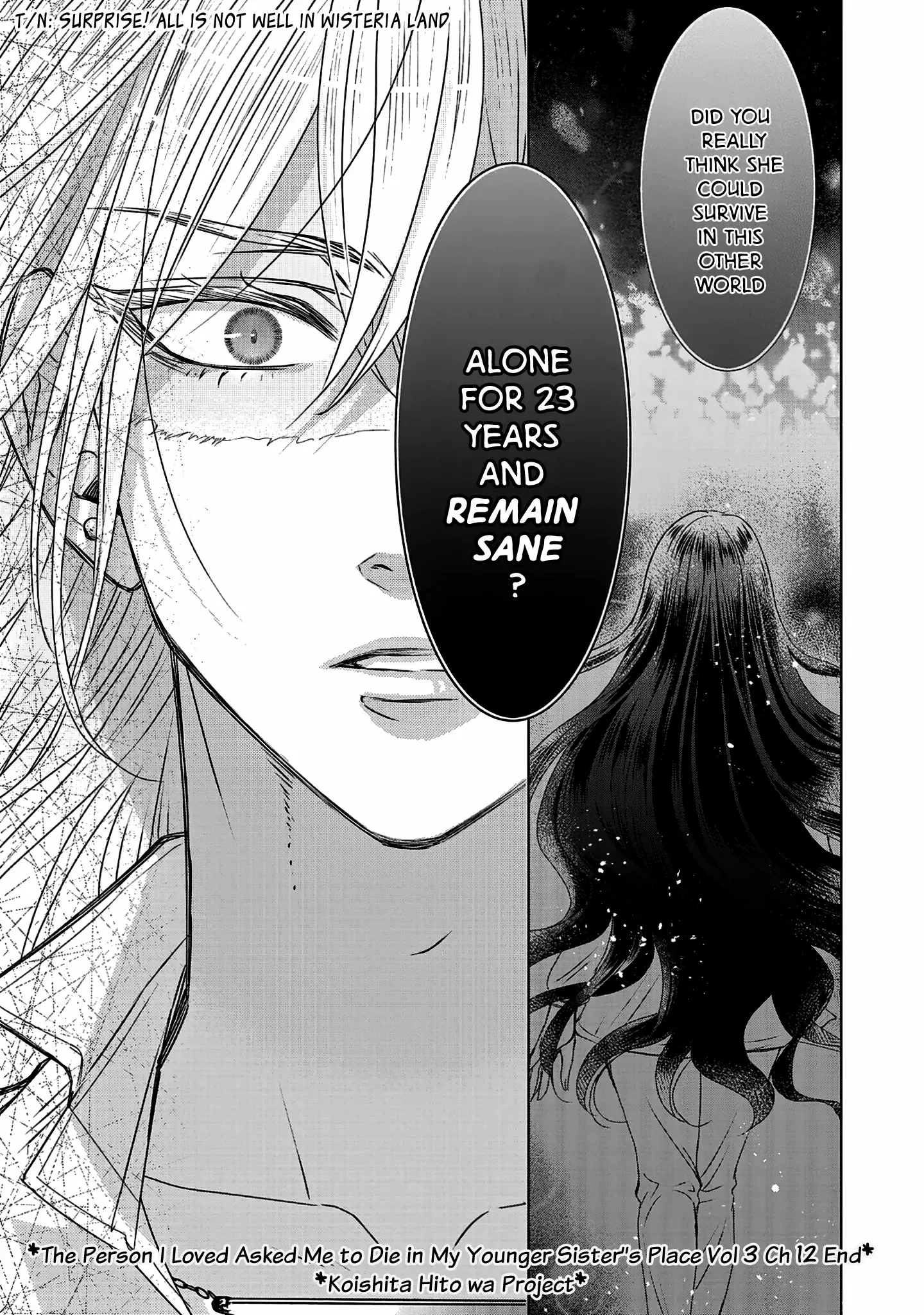 The Person I Loved Asked Me to Die in My Younger Sister