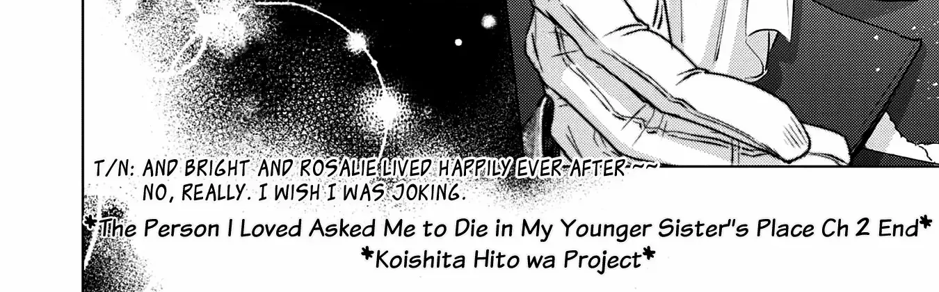 The Person I Loved Asked Me to Die in My Younger Sister