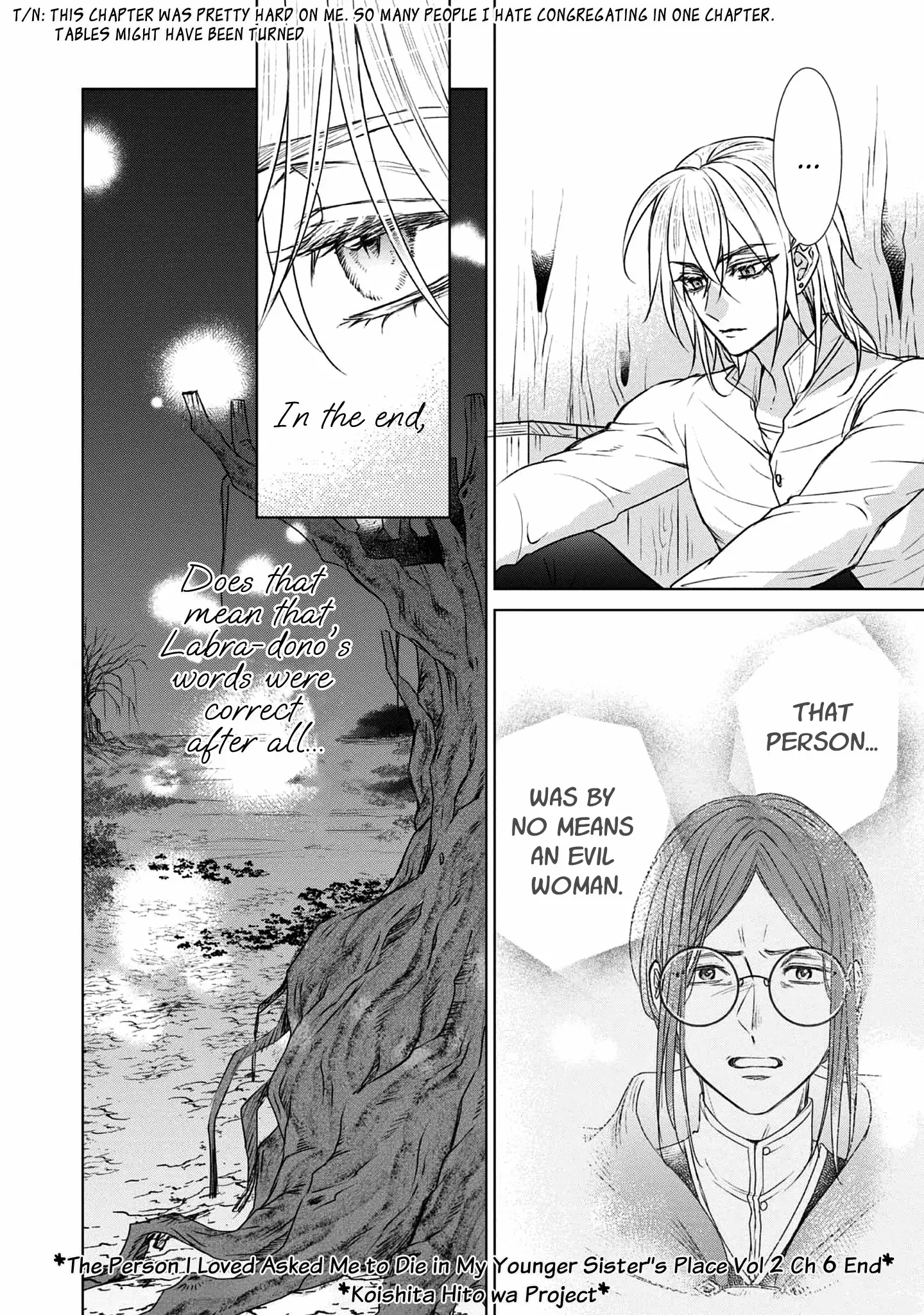 The Person I Loved Asked Me to Die in My Younger Sister