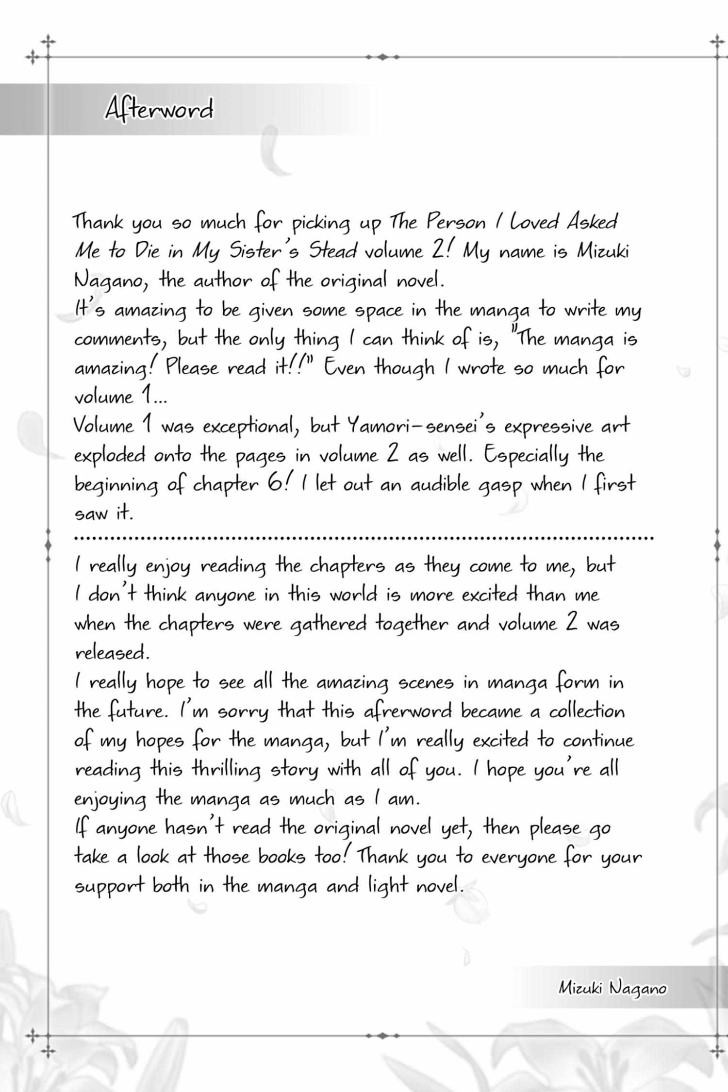 The Person I Loved Asked Me to Die in My Younger Sister