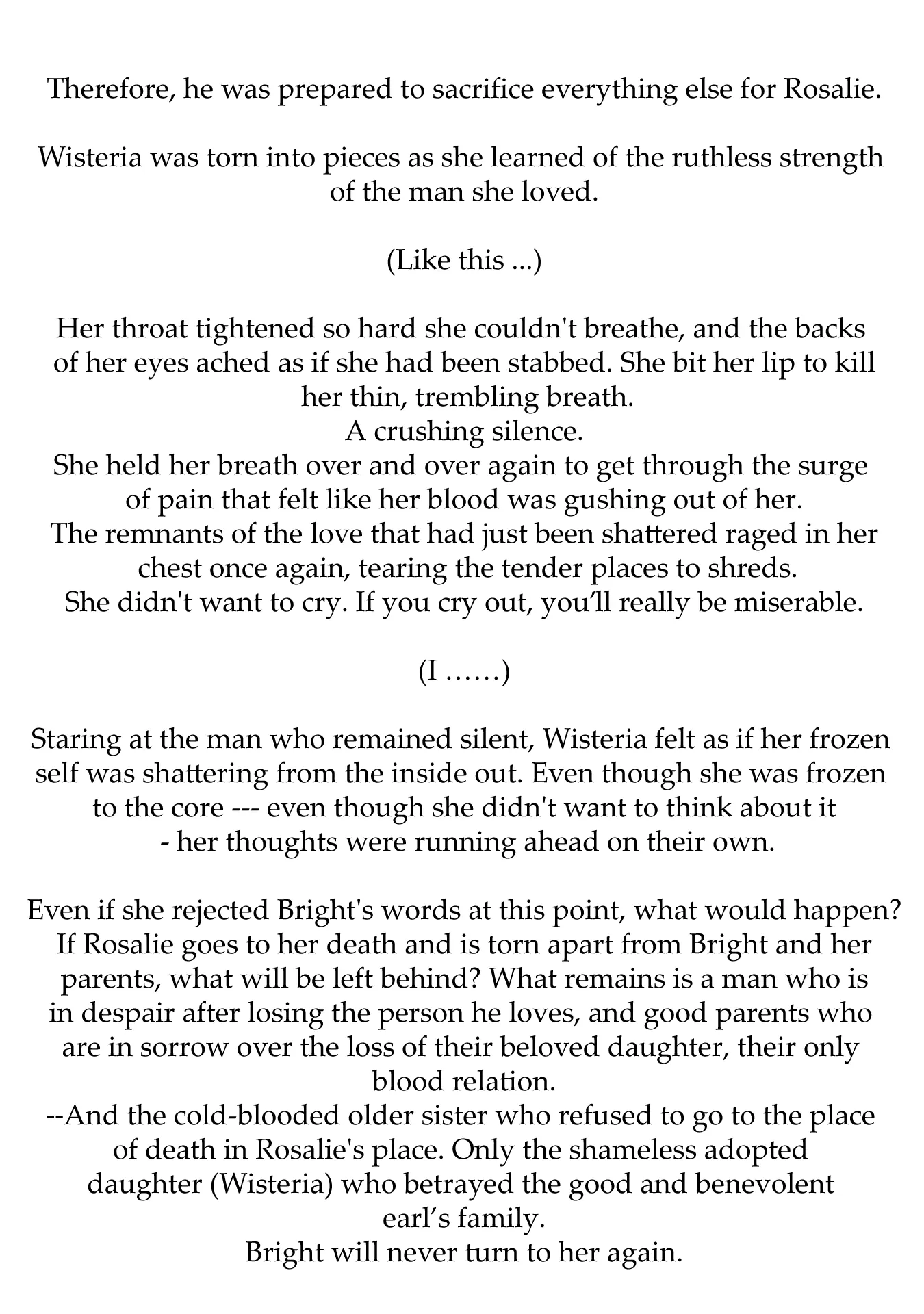 The Person I Loved Asked Me to Die in My Younger Sister