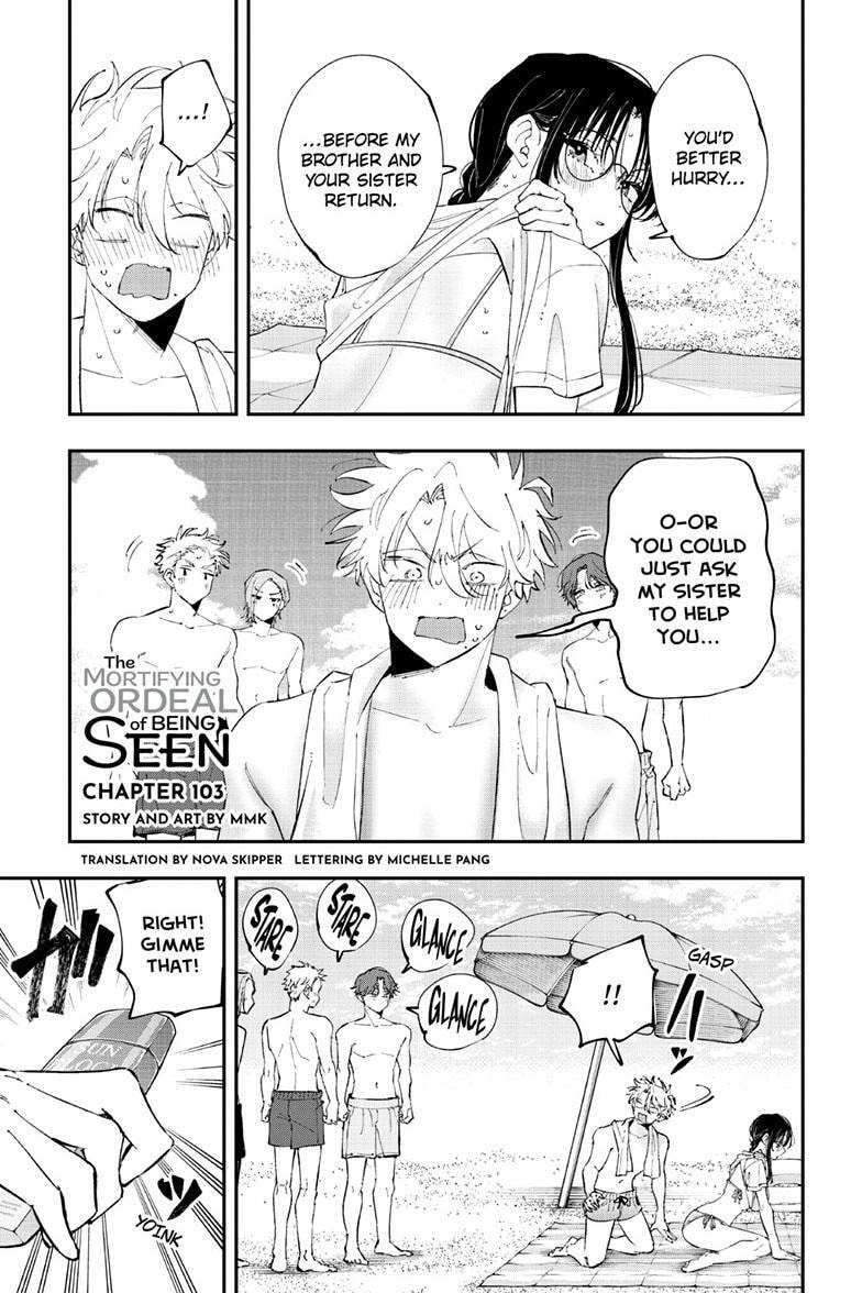 The Person Sitting Next to Me Looking at Me with Perverted Eyes Chapter 103 page 2 - 