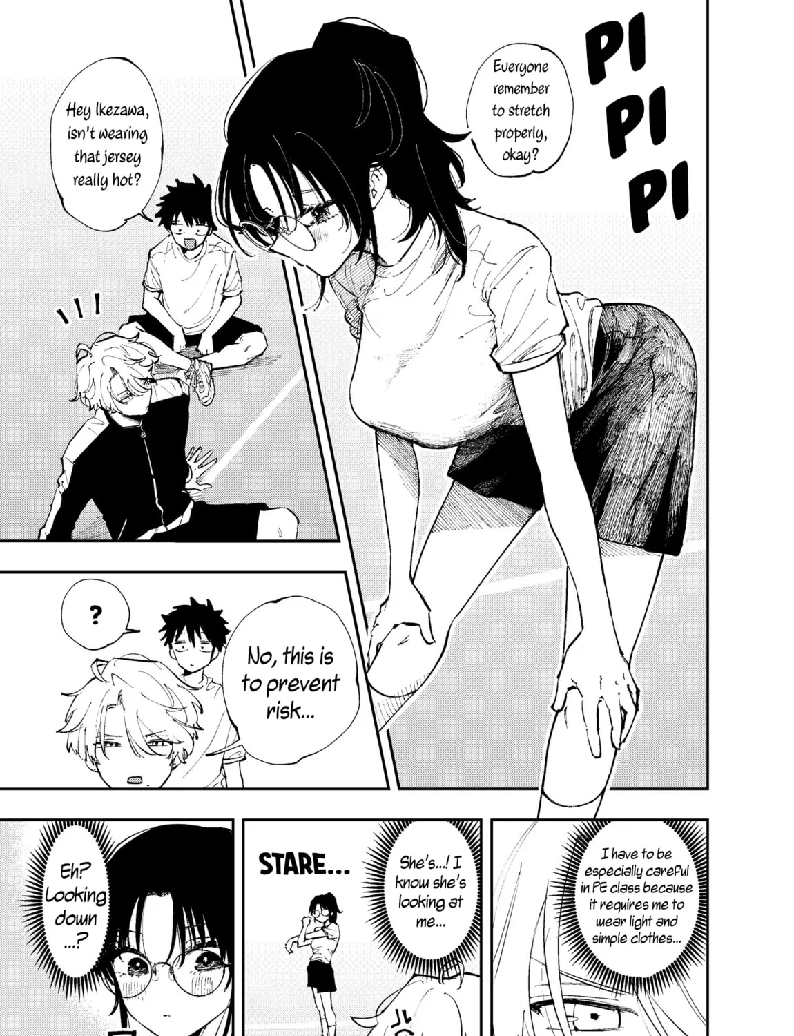 The Person Sitting Next to Me Looking at Me with Perverted Eyes Chapter 4 page 1 - 