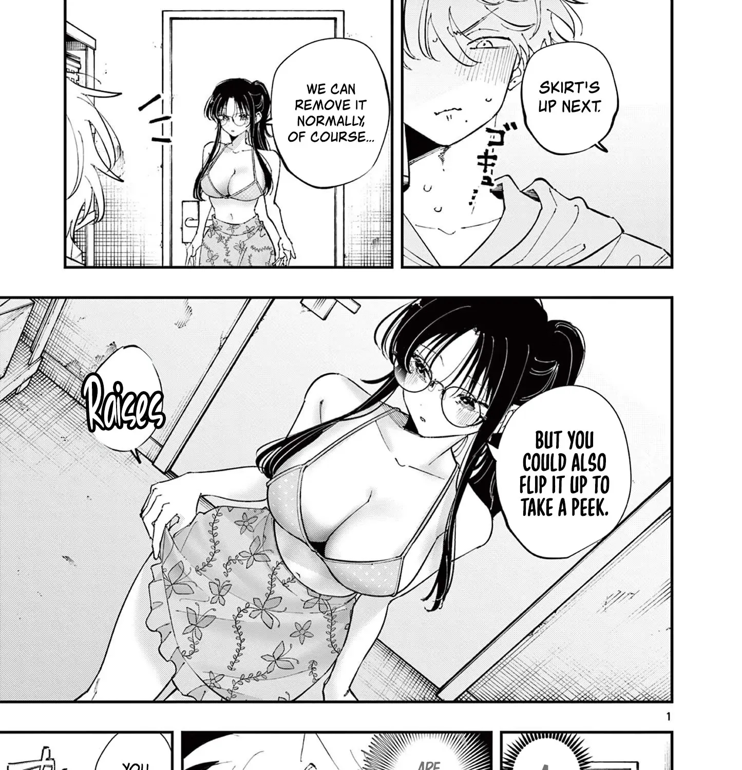 The Person Sitting Next to Me Looking at Me with Perverted Eyes Chapter 71 page 1 - 