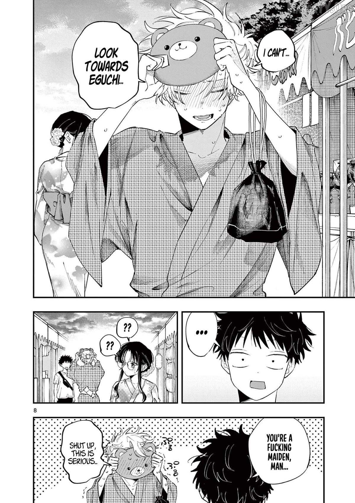 The Person Sitting Next to Me Looking at Me with Perverted Eyes Chapter 82 page 8 - 