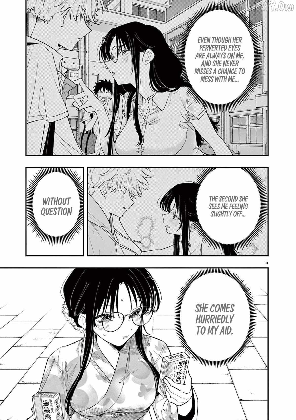The Person Sitting Next to Me Looking at Me with Perverted Eyes Chapter 85 page 5 - 