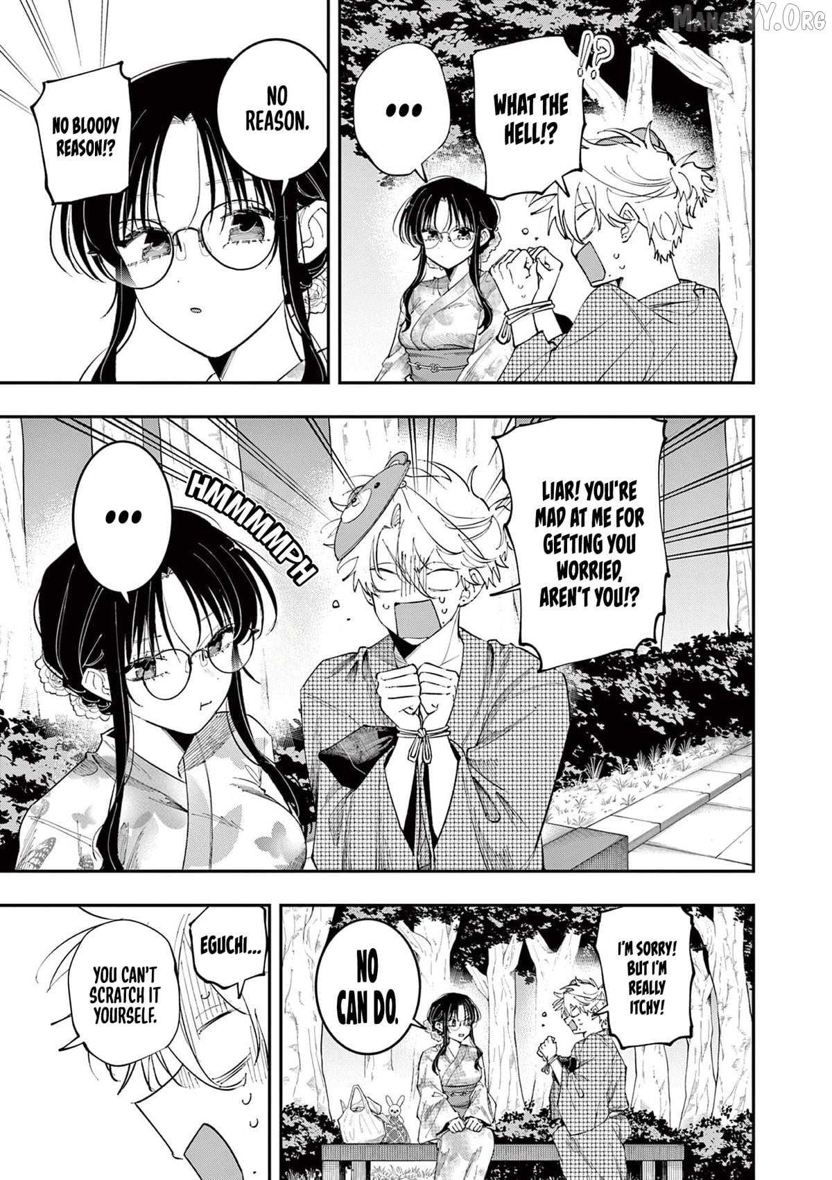 The Person Sitting Next to Me Looking at Me with Perverted Eyes Chapter 86 page 8 - 