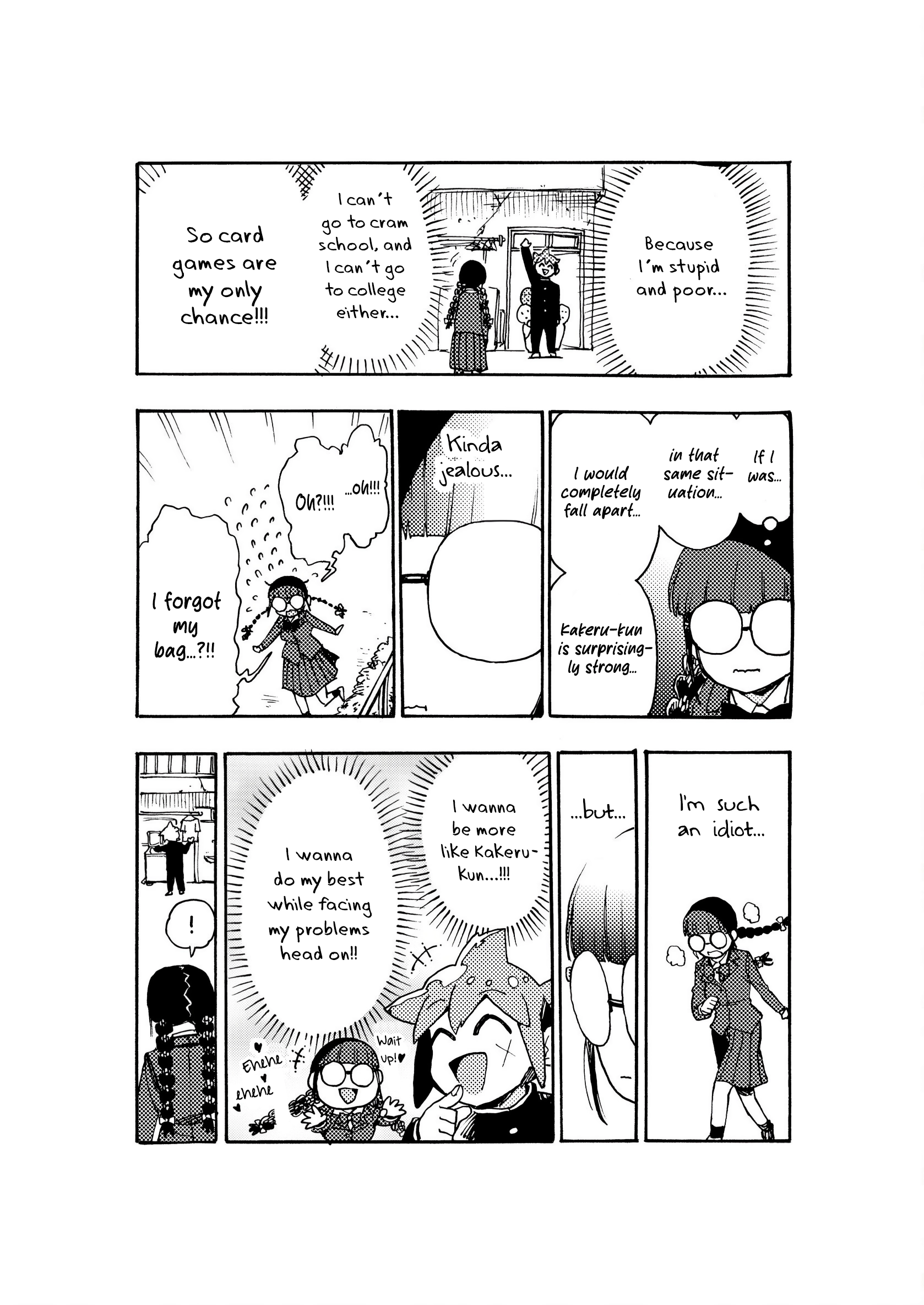 The Plain Glasses-Wearing Class President Who Awakens Through a Card Game for the sake of Love Chapter 0 page 21 - 