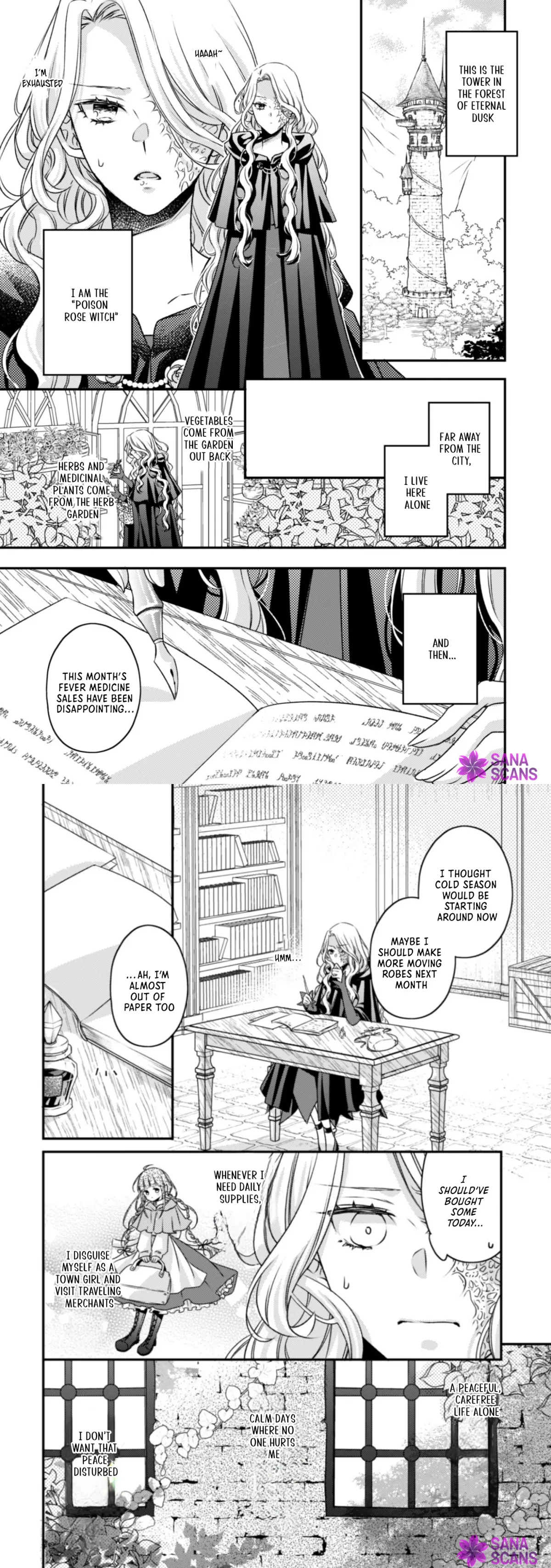The Poison Rose Witch Wants a Quiet Life Chapter 1 page 2 - 