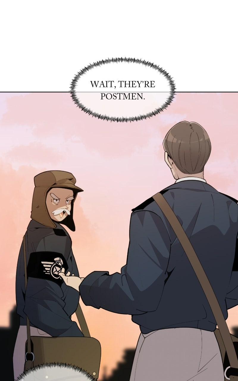 The Postman of the Apocalypse Ep. 7 - It’s Written All Over Their Faces! page 23 - 