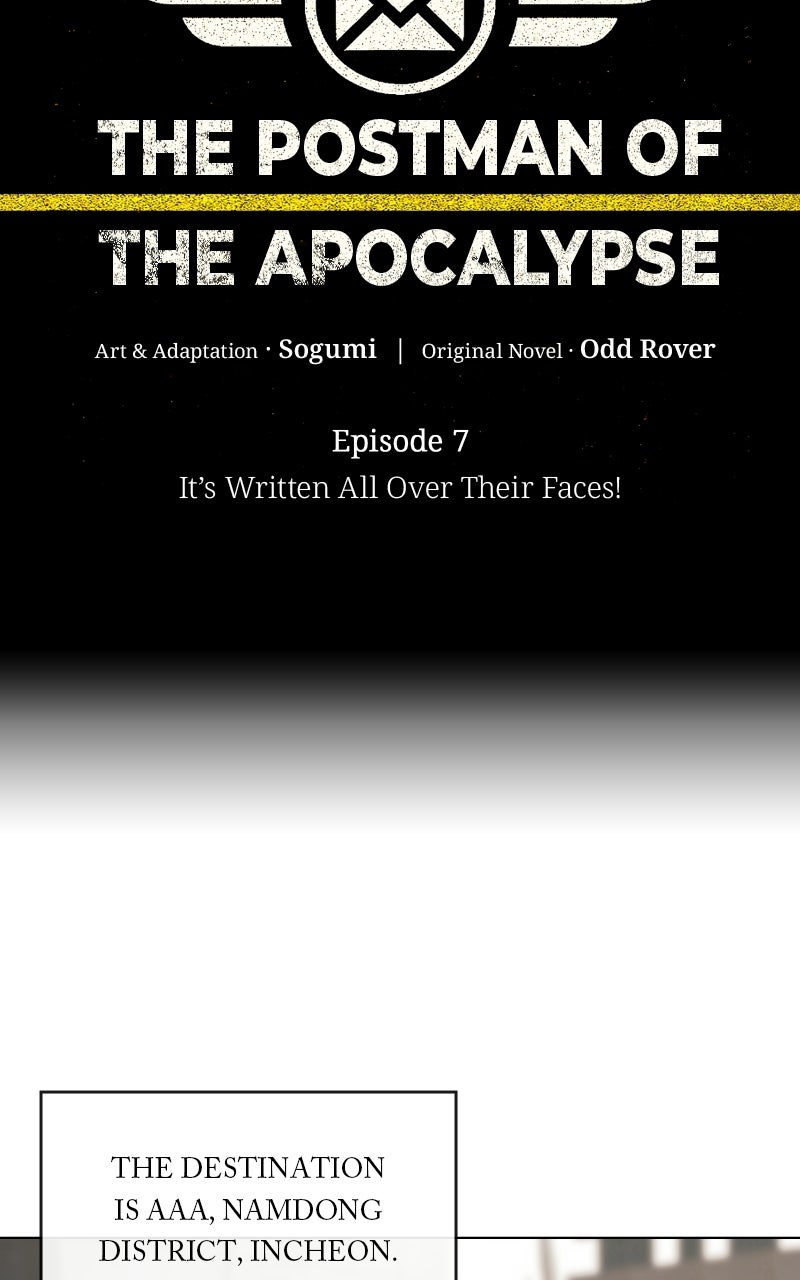 The Postman of the Apocalypse Ep. 7 - It’s Written All Over Their Faces! page 9 - 