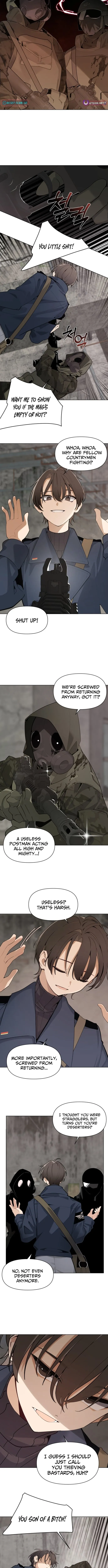The Postman Walking Through the Apocalypse Chapter 1 page 12 - 