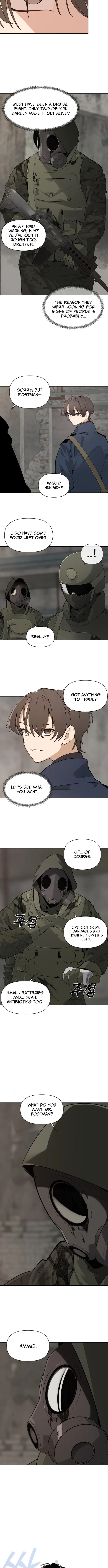 The Postman Walking Through the Apocalypse Chapter 1 page 9 - 
