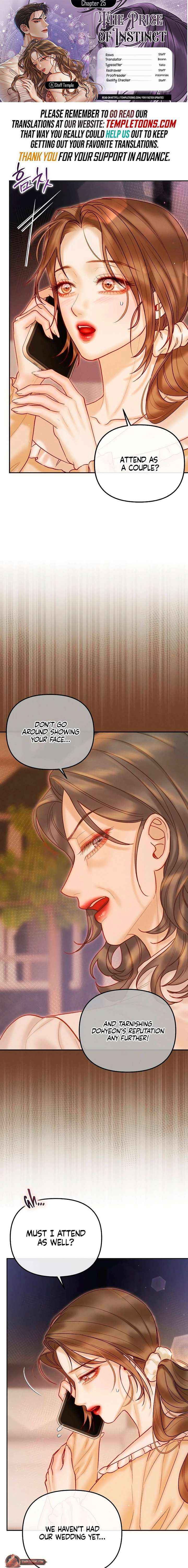 The Price of Instinct Chapter 25 page 1 - 