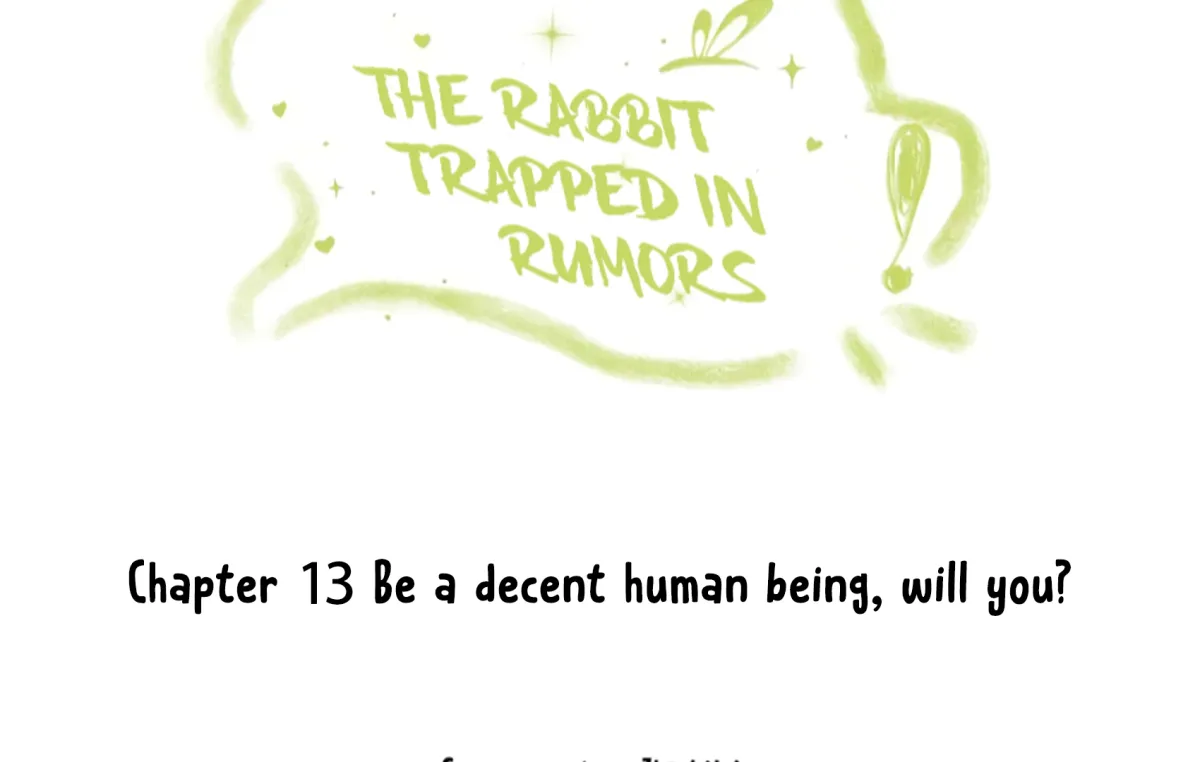 The Rabbit Trapped In Rumors Chapter 13 page 5 - 
