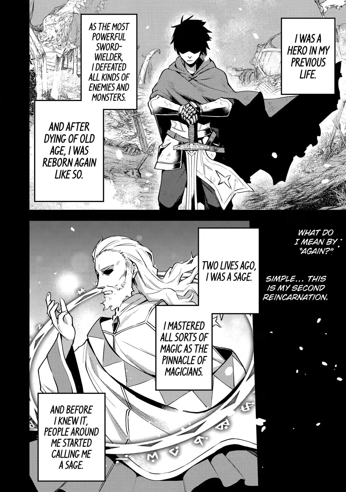 The Re-Reincarnated Boy Lives Peacefully as an S-Rank Adventurer: I, a Sage and Hero in My Previous Lives, Will Live a Simple Life in My Next Chapter 1.1 page 2 - 