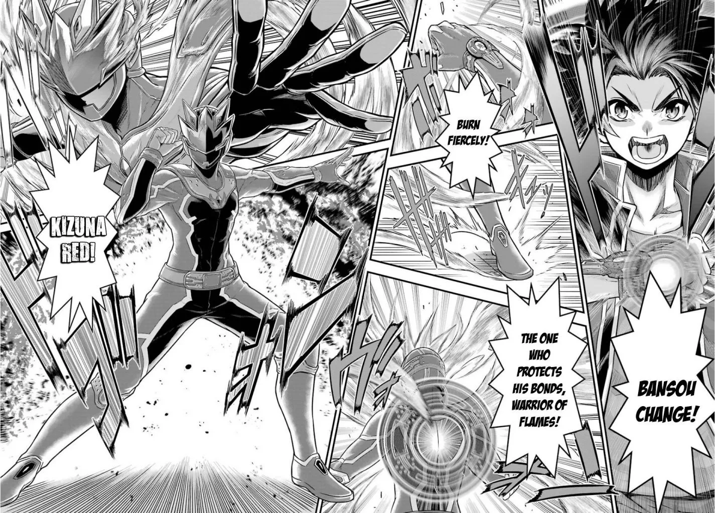The Red Ranger Becomes an Adventurer in Another World Chapter 1.1 page 14 - 