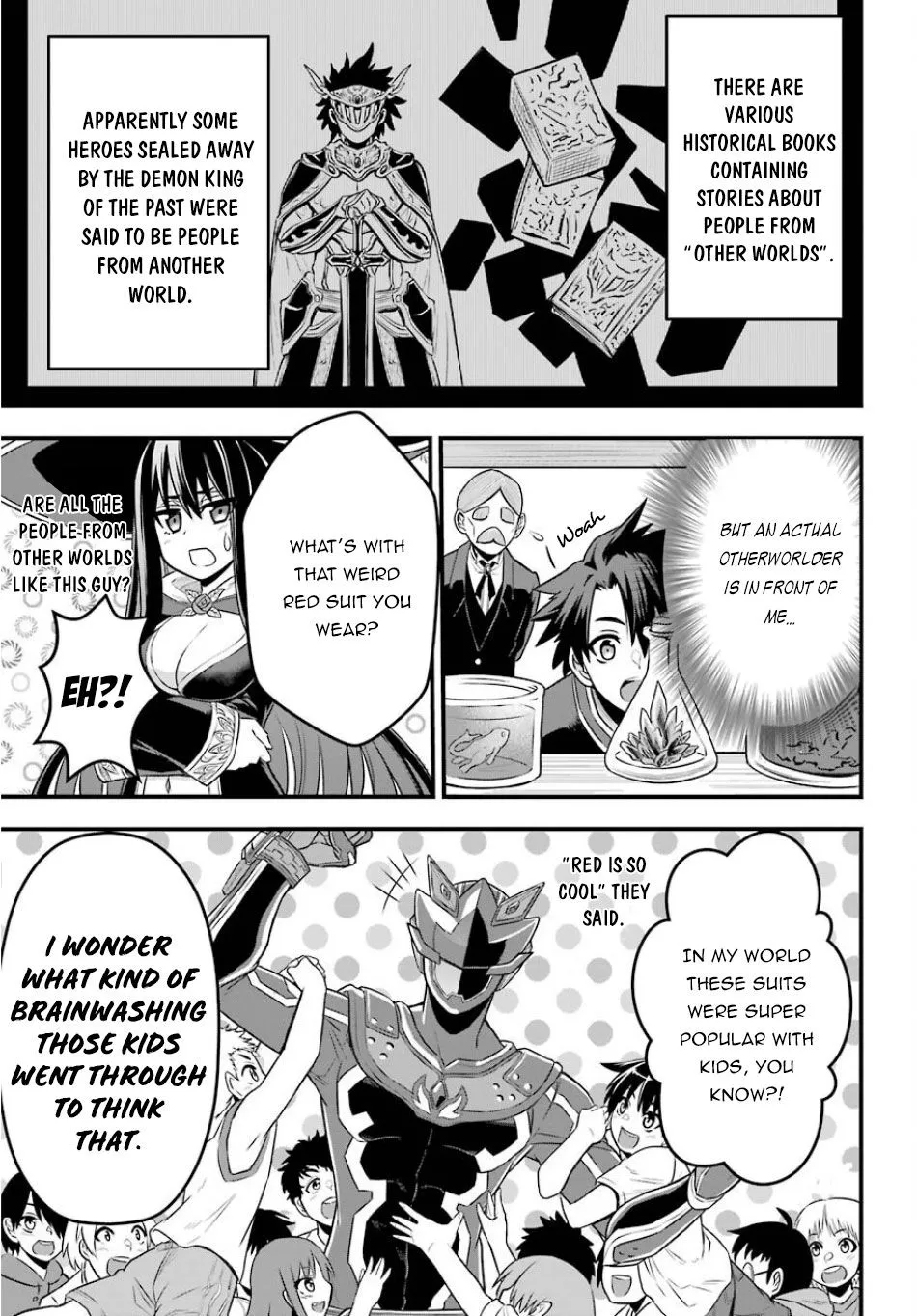The Red Ranger Becomes an Adventurer in Another World Chapter 1.1 page 20 - 