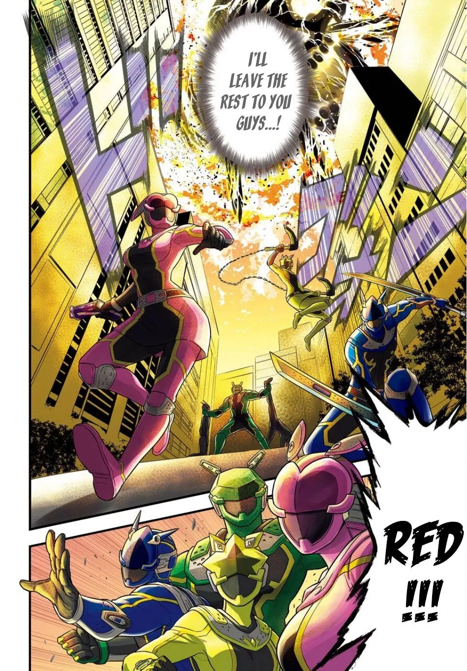 The Red Ranger Becomes an Adventurer in Another World Chapter 1.1 page 3 - 