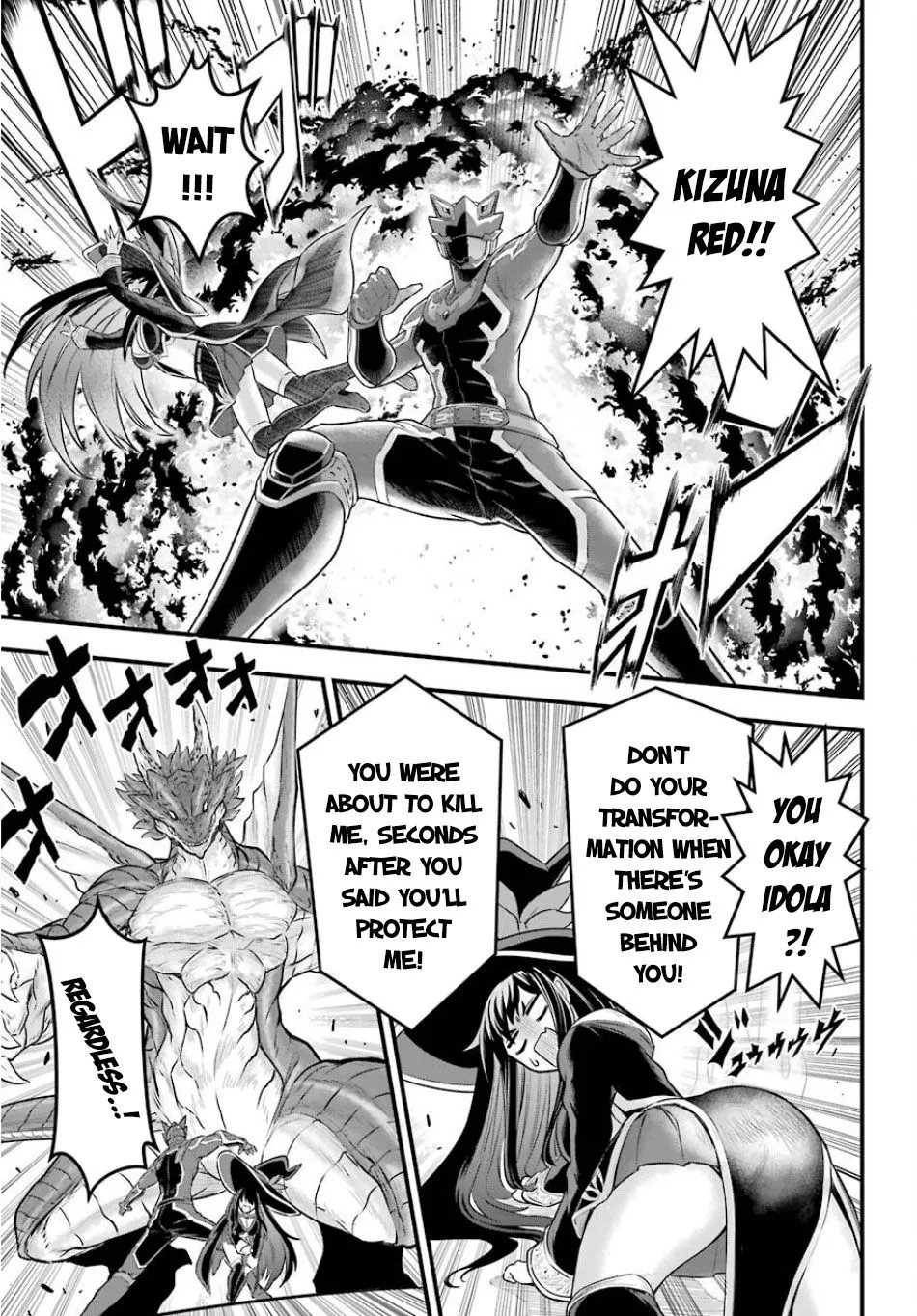 The Red Ranger Becomes an Adventurer in Another World Chapter 1.2 page 13 - 
